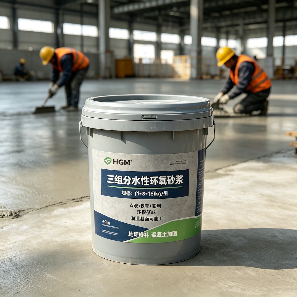 江口三组份水性环氧砂浆